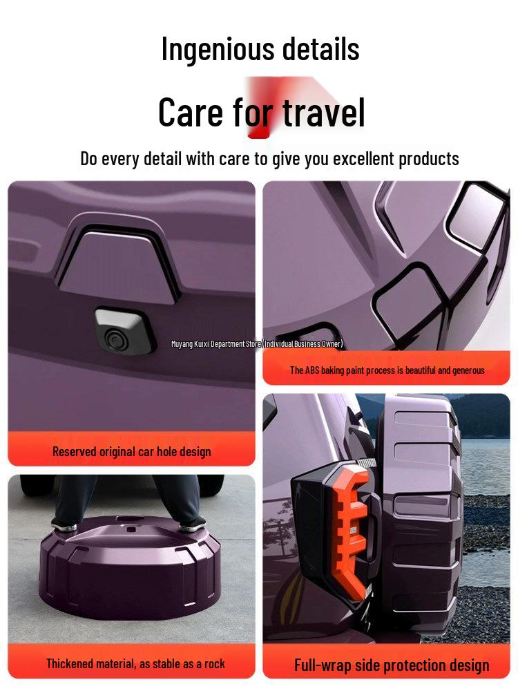 Tank 400 Hi4T/Hi4Z Spare Tire Cover: Original Mecha Style Peeking Design