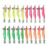 20Pcs Shrimp Bait Luminous Wood Shrimp Lure Artificial Fishing Lure Fishing Tackle Accessory for River Ocean