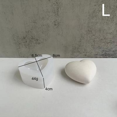 3D Love Heart Silikonowa Forma Aroma Plaster Świeca Forma Diy Deser Mus Pieczenie Ciasta Cukierki Czekoladowe Formy Dekoracja Ciasta