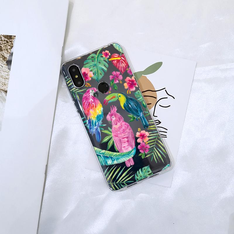 Weiche Handyhülle Silikon Für Xiaomi Mi Max Mix 1 2 2S 3 Ästhetischer Vogel Blume Hübscher Vogel Rückenabdeckung Für Xiaomi Mi Note 1 2 3