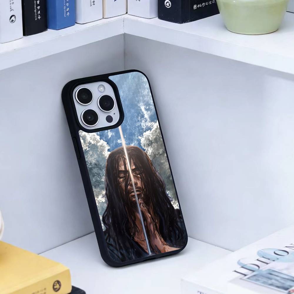 Miyamoto V-Vagabond M-Musashi Phone Case For iPhone 14,16,15,13,17,12,Plus,Pro,Max Magnetic For Magsafe Frosted Cover