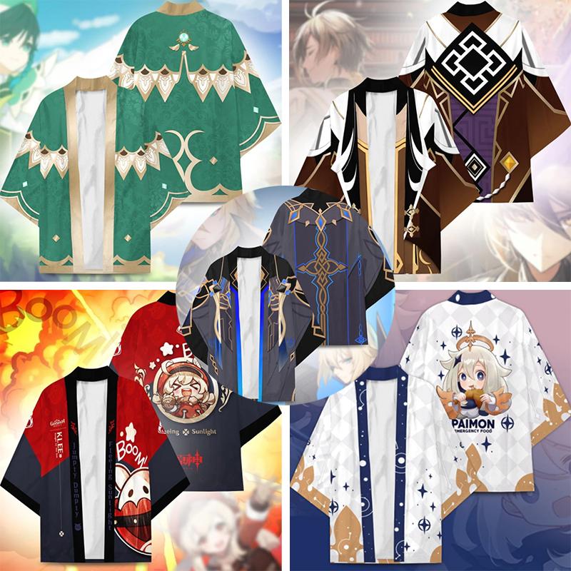 Genshin Cosplay Impact Costume Coat Cloak Tops And Swimwear Clothes Summer