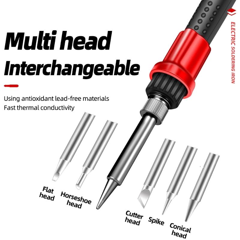 Precise SL104 Soldering Iron Set Welding Tool Adjust Temperature 200-450℃ Fast Heating Fine Soldering Crafting Tool