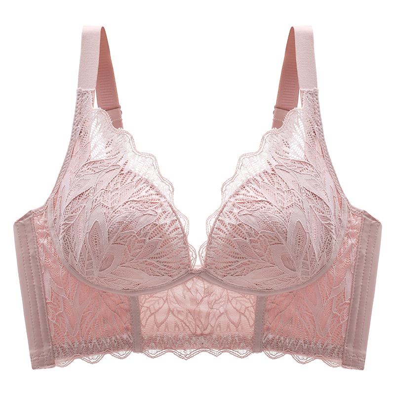 Elegant lace bra with high elasticity and no constraints, lightweight and comfortable like a second layer of skin