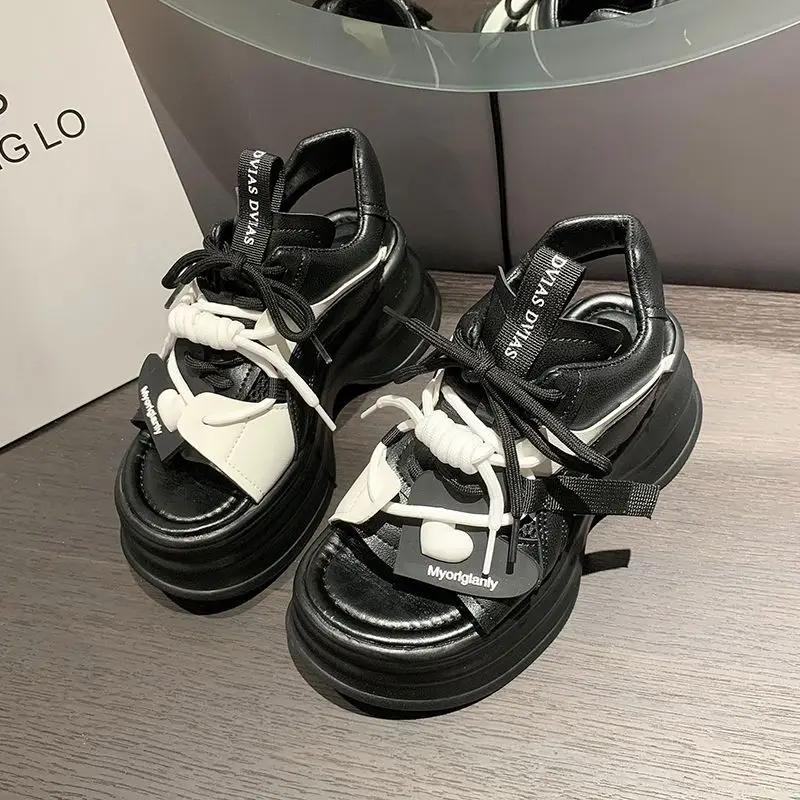 Sports Height 2025 Luxury Summer Ladies Shoes Comfortable Daily Korea Sales Shoe on Offer Asian Size The Best Women's Sandals