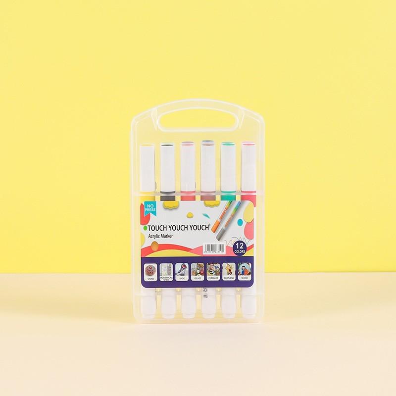 Acrylic Markers: 12, 48, 60, 80 Water-Based Colors for Student Art, Anime, Hand-Painting, Coloring, and Doodling.