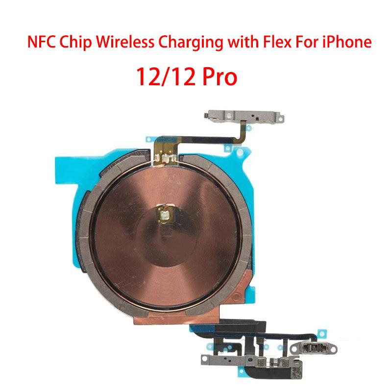 Chip cewki ładowania bezprzewodowego NFC z taśmą głośności Do iPhone 11 Pro Max 12 13 14 X XS XR Panel ładowarki Naklejka