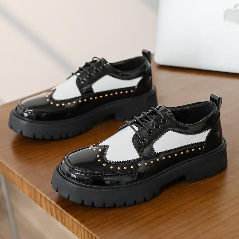 Fashion New Designer Men's Rock Punk Black White Mixed Lace Up Height Increasing Casual Shoes Walking Sneakers Zapatos Hombre