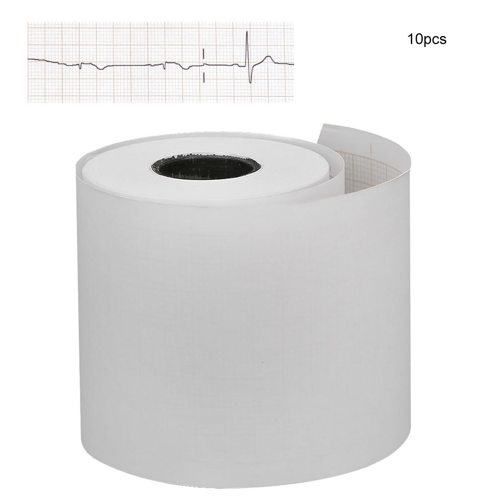 10 Stück Elektrokardiograph Thermopapier Elektrokardiograph Maschine Druck Zeichenpapier 50mm x 20m