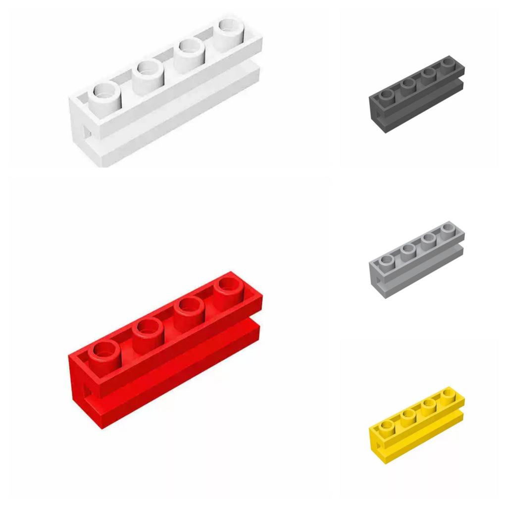 50g/39PCS 2653 Modified Groove 1x4 Building Blocks Moc Compatible with Bricks DIY Children Toys Assembly Tech Parts