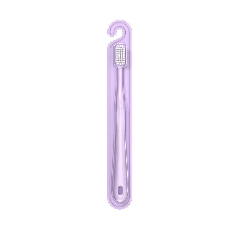 Mike Soft Bristle Adult Toothbrush - Portable Travel & Deep Cleaning, Multi-Color Single Pack