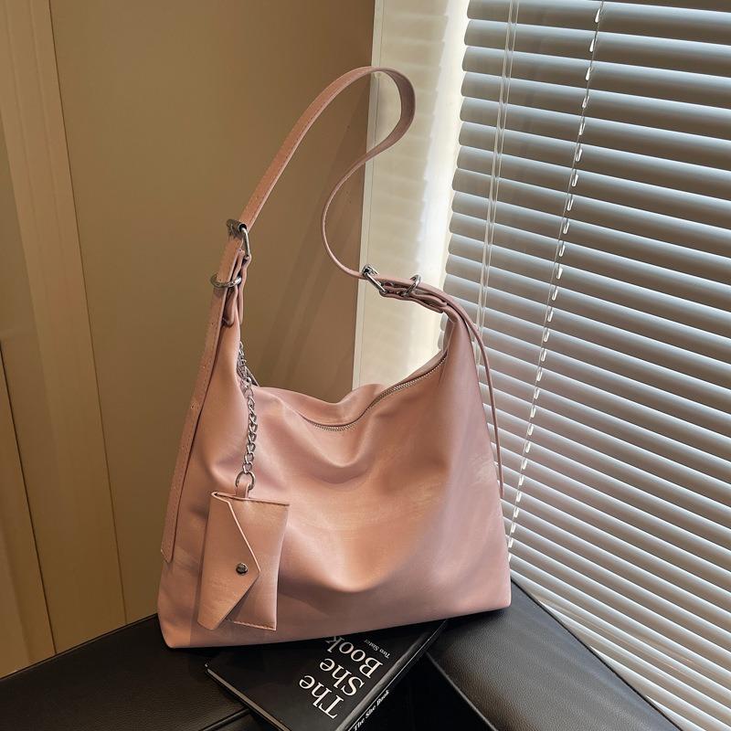 Casual underarm bag women's bag new simple tote bag solid color versatile shoulder messenger bag