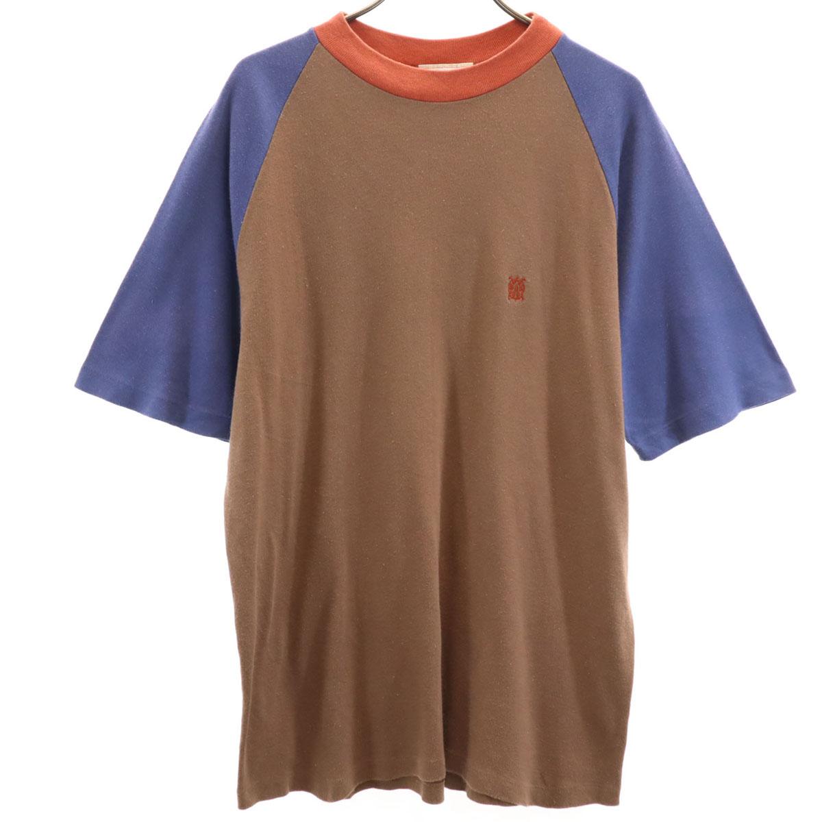 

ARROW 90-е Старая футболка реглан с коротким рукавом L Коричневый Одинарный шов Мужская Б/у