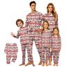 Parent-Child Christmas Print Pajama Set, Comfortable Long Sleeve Top and Pants Loungewear for Family
