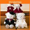 Couple Angel Bear Plush Toy Cute Cartoon Girls Wedding Toss Bed Dolls Decor