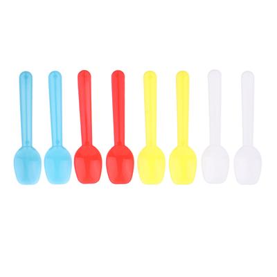 50 ks Dezertná lyžička Plastová lyžička na zmrzlinu Rodinné lyžičky Polievkové plastové lyžičky Roztomilá degustačná lyžička Skvelá pre párty príbory