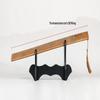 Black Wooden Mini Sword Knife Stand Stable Non Slip Base For Displaying Small Samurai Swords Collectibles On Home Desktop