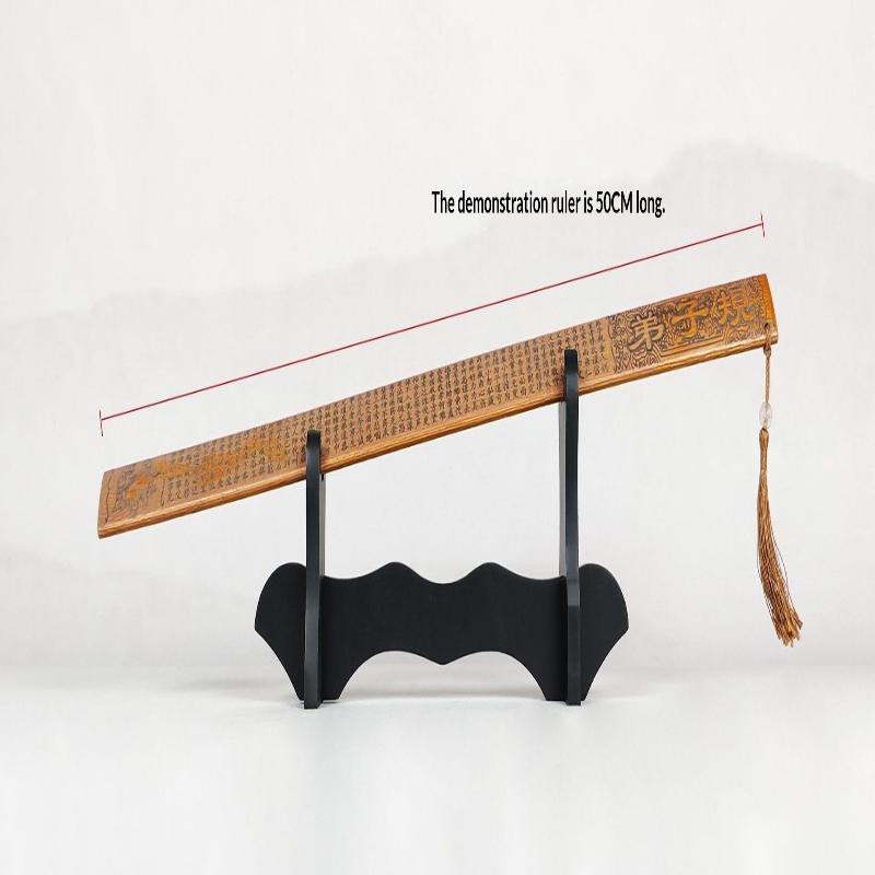 Black Wooden Mini Sword Knife Stand Stable Non Slip Base For Displaying Small Samurai Swords Collectibles On Home Desktop