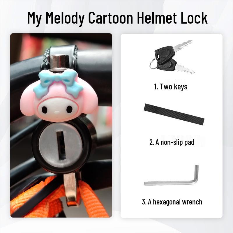Anti-Theft Electric Bike Helmet Lock - Pry-Proof Fixed Hook for Bicycles