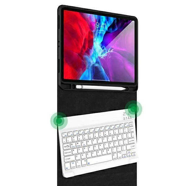 Usams Etui Winro Z Klawiaturą Ipad Pro11 Fioletowe Etui-Biała Klawiatura/Purple Cover-White Keyboard Ip011Yrxx03 (Us-Bh645)