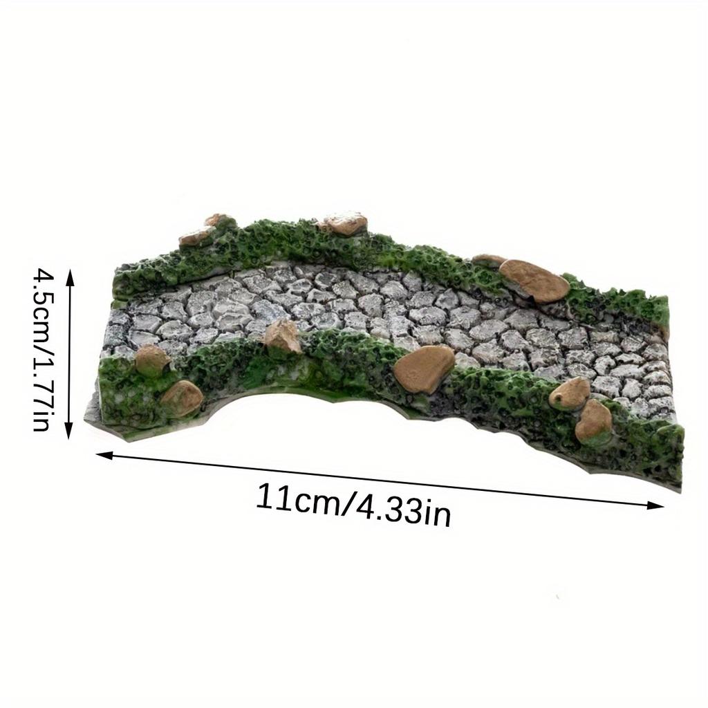 Wege aus Kunststein, Pfade für Feengärten, Dekorationen aus Kunstharz, Mikrolandschaften, Miniatur-Landschaftsgestaltung für Blumentöpfe, DIY
