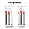 Mold Cartridge Heaters Heating Element Cylindrical Tubular Ignition Igniter Hot Rod 6mm/8mm/10mm/12mm Tube AC 220V 100W-200W