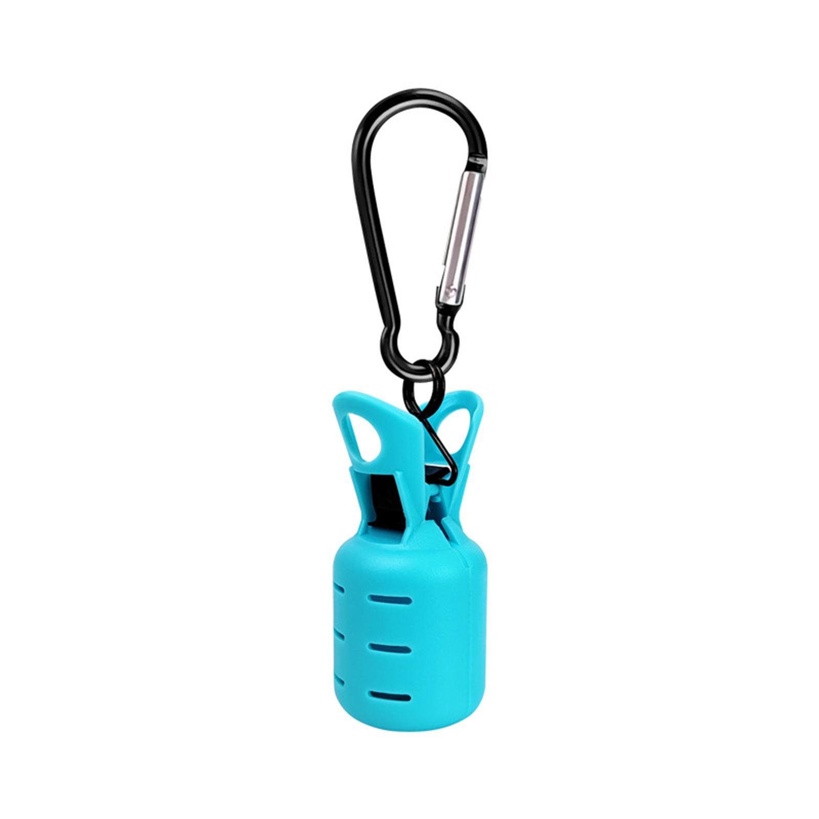 

Squid Jig Baits Protector Portable Squid Jig Hook Cover with Carabiner for Fishing Lures Baits Hook Tackle Enduring синий
