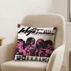 Kpop AAespa Office Cushion Pillowcase Car Cushion CoverXCM Lumbar Pillowcase Sofa Pillowcover