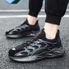 Fashion Running Sports Shoes 2024 Autumn New Arrivals Men Platform Sneakers Breathable Black Mesh Casual Shoes Zapatillas Hombre