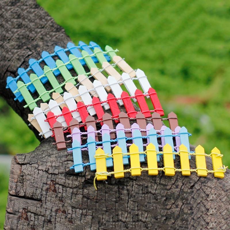 Enchanting Mini Wooden Fence Barrier For Fairy Gardens And Home Decor Microlandschaft