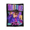 Oliver Tree Doodle Design Wool Blanket  Funny Throw Blankets for Home xcm Quilt
