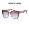 New Trendy Big Frame Cat Eye Women's Sunglasses Luxury Brand Designer Sunglass Men Outdoor Driving Travel Eyewear Ladies UV400