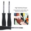 1/4inch 6.35mm Small Ratchet Handle With Ergonomic Grip Suitable For Precise Repair Assembly Model Making & Repair Tasks