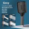 12 Inches Big Panel Large Flow Ceiling Mounted Supercharge Shower Head Set 3 Modes High Pressure Abs Rainfall Bathroom Shower