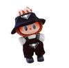 10cm & 17cm Cotton Doll Clothes Replacement Set: Overalls & T-Shirt