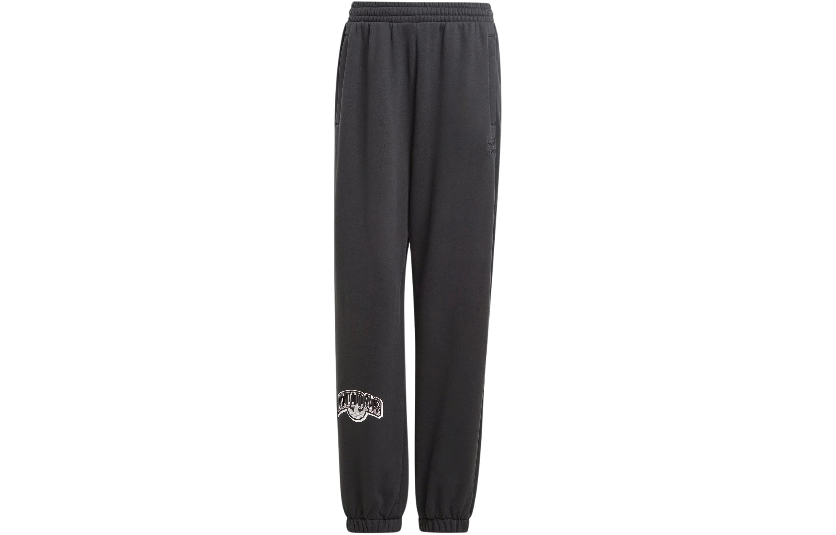 Adidas Originals Loose Fit Sweat Pants Knitted Sweatpants Women s Black IS2350 L