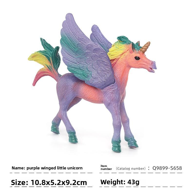 Einhorn Mythologie Figur Sammlerstück PVC Modell Für Kinder Und Dekor