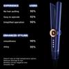2-in-1 Hair Care Tool: Short Hair Straightening & Curling Comb with Temperature Control