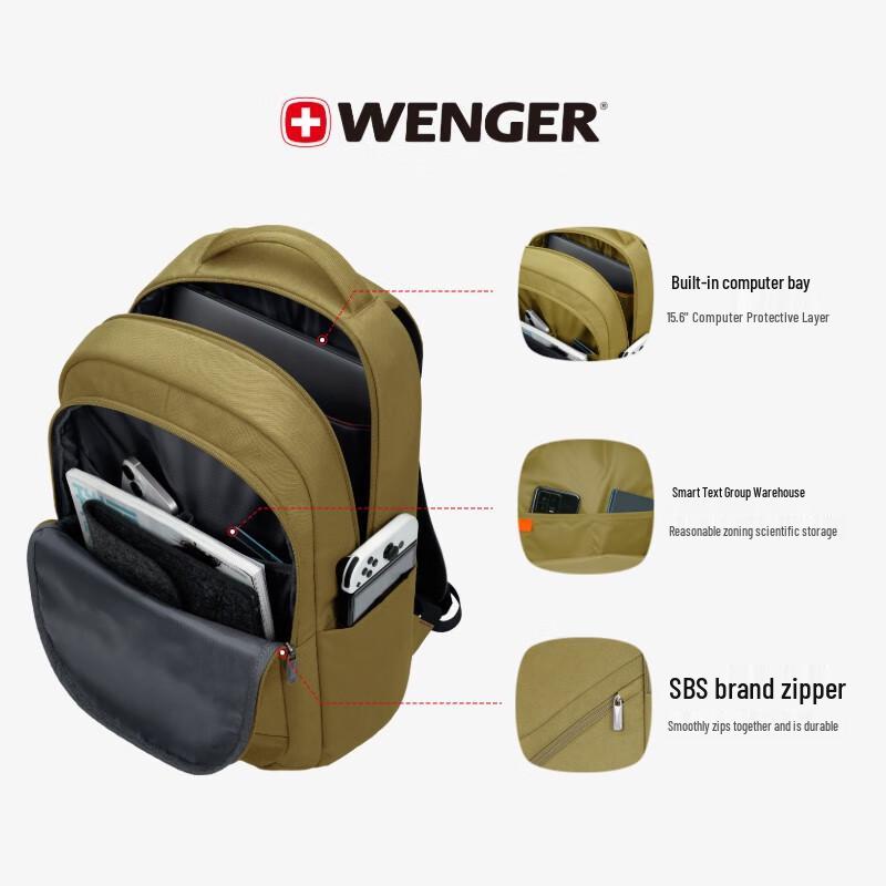 Wenger Unisex 15.6-inch Laptop Commuter Backpack