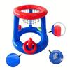 1 Satz aufblasbarer Basketballkorb Ring Spiel mit Wurfringen Kleiner Basketball PVC Ball Geeignet für Partyunterhaltung