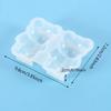 1pc/3pcs/5pcs DIY Bear Casting Mold, Silicone Resin Epoxy Bucket Mold, Agate Crystal Epoxy Resin Pendant Casting Mold