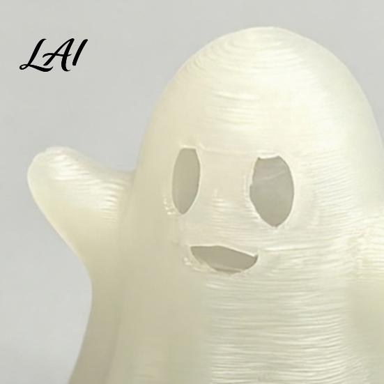 Compact Ghost Figures for Windowsills 10Pcs Mini Luminous Ornaments Halloween Party Decoration Cute Glowing PLA Shelves Desktop Figurines,