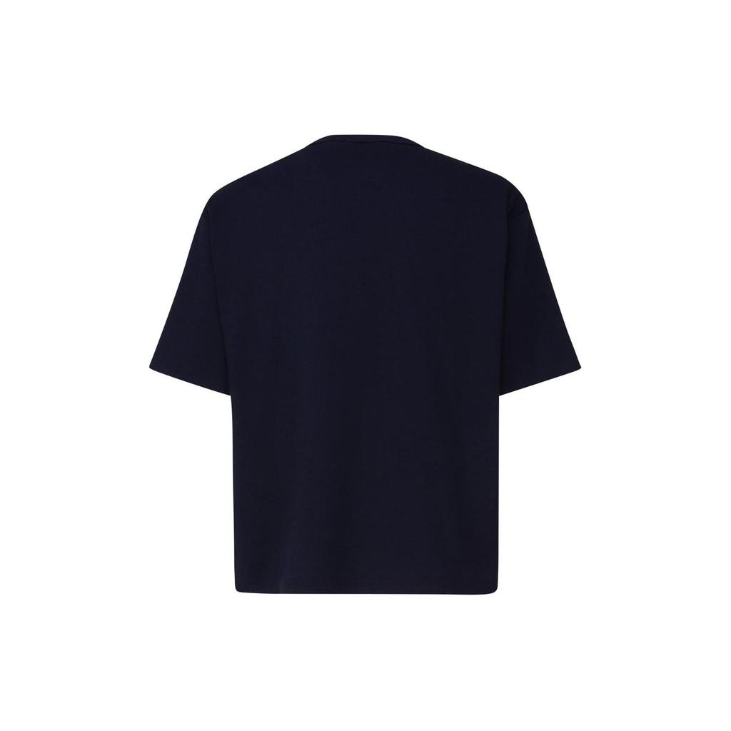 Polo Ralph Lauren Letter Print Straight Cut Crew Neck Short Sleeve T-Shirt Men Tops Navy-Blue 710939583-001