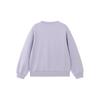 YEEHOO Girls' Solid Color Round Neck Sweatshirt