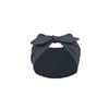 Knotted Rabbit Solid Color Elastic Ear Bow Headband Yoga Sports Headband Sweat-absorbent Antiperspirant Elastic Headdress