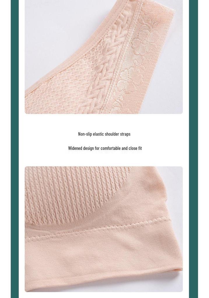 Mom's Wire-Free Vest Bra: Stylish, Comfortable Sports Bra for Middle-aged & Elderly Women - Cooling, Thin Design for Summer