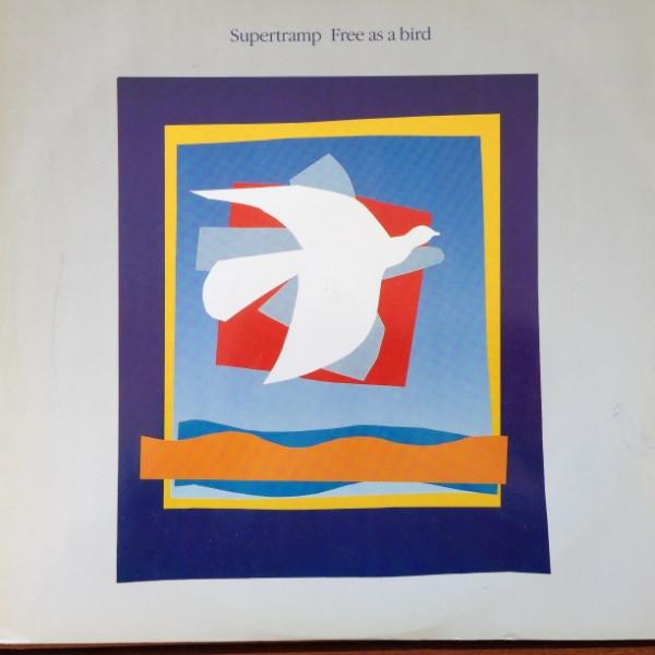 

12inch Record SUPERTRAMP - Free As A Bird AMY430 A&M Records 1987 UK Pop Used