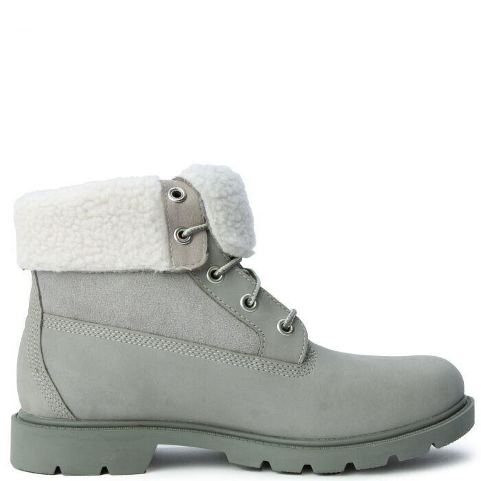 Timberland Linden Woods Abrasion Resistant Cushioning Short Snow Boots Women's Gray TB0A1GYBF49