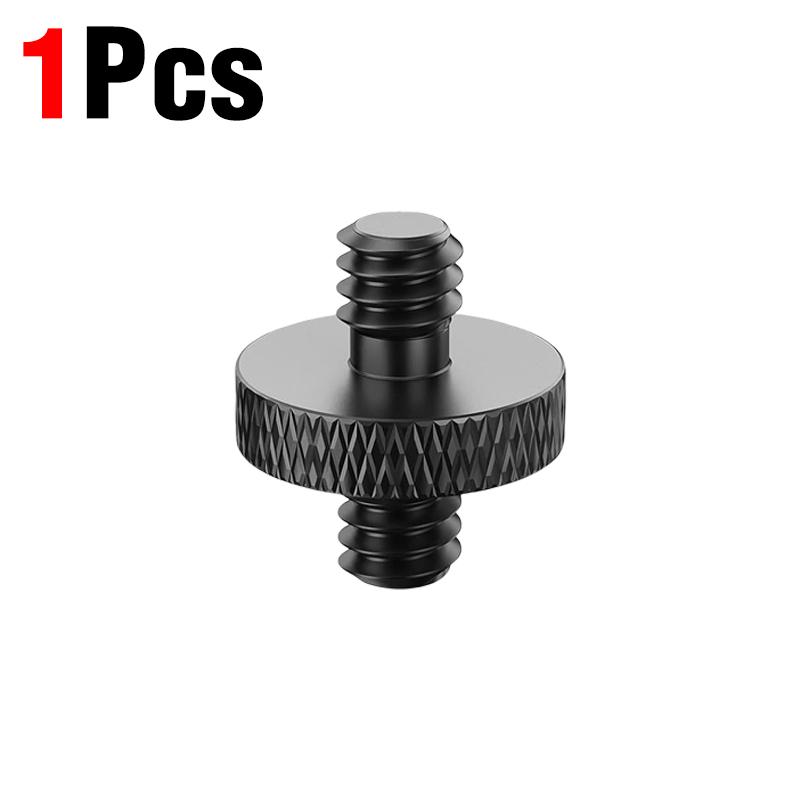 

Переходники с винтом с резьбой 1/4 папа-папа для штатива камеры, шпилька с двойной головкой, стандартный резьбовой переходник для крепления камеры