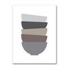 Life Minimalist Poster Picture For Kitchen Home Deco Nordic Wall Art Canvas Print Black And White Cartoon Painting Pop Tableware